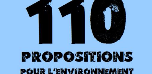 Conférence environnementale - LES 110 PROPOSITIONS d'Agir pour l'Environnement