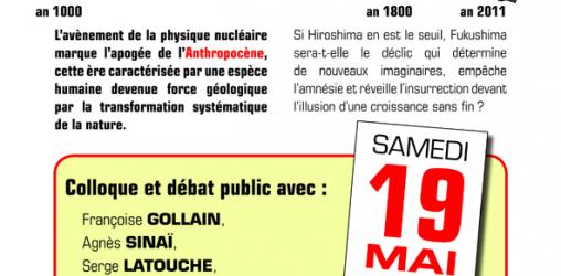 Colloque Entropia "Fukushima, fin de l'anthropocène ?"