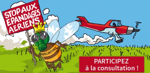 Épandages aériens de pesticides... non merci !