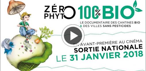 Sortie du film zéro phyto, 100% bio