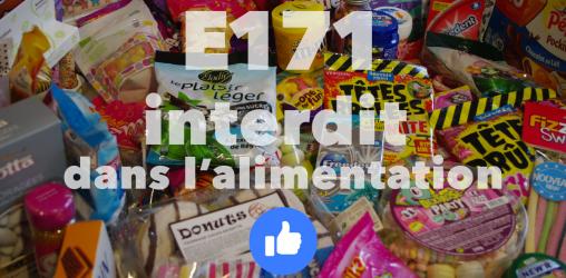 E171 interdit dans l'alimentation