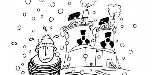 SCOOP - Le lobby nucléaire découvre qu'en Hiver... il fait froid !