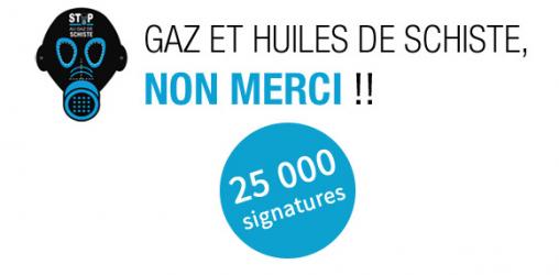 Gaz et huiles de schiste - NON MERCI !!