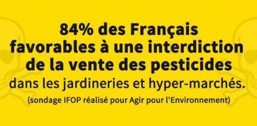 84% des Français pour une interdiction de la vente des pesticides