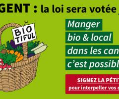 Manger bio et local dans les cantines, c’est possible ! 