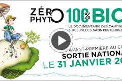 Sortie du film zéro phyto, 100% bio